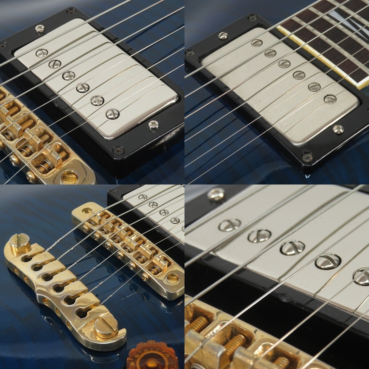 [Aria Pro II] PE-850 Les Paul See-Through Blue From Japan Electric Guitar Used