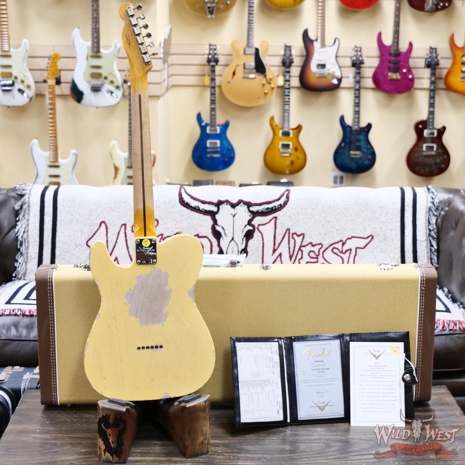2025 NAMM Fender Custom Shop 1951 Nocaster Heavy Relic Faded Nocaster Blonde 6.7