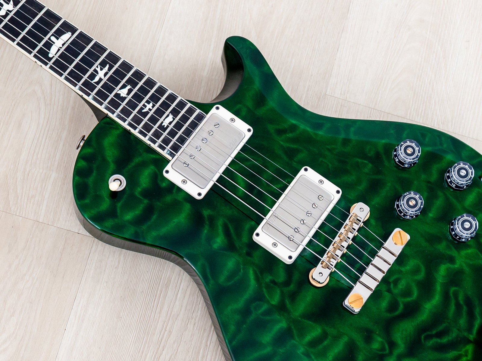 Paul Reed Smith S2 Wood Library McCarty 594 Singlecut Emerald w/ Ebony Board