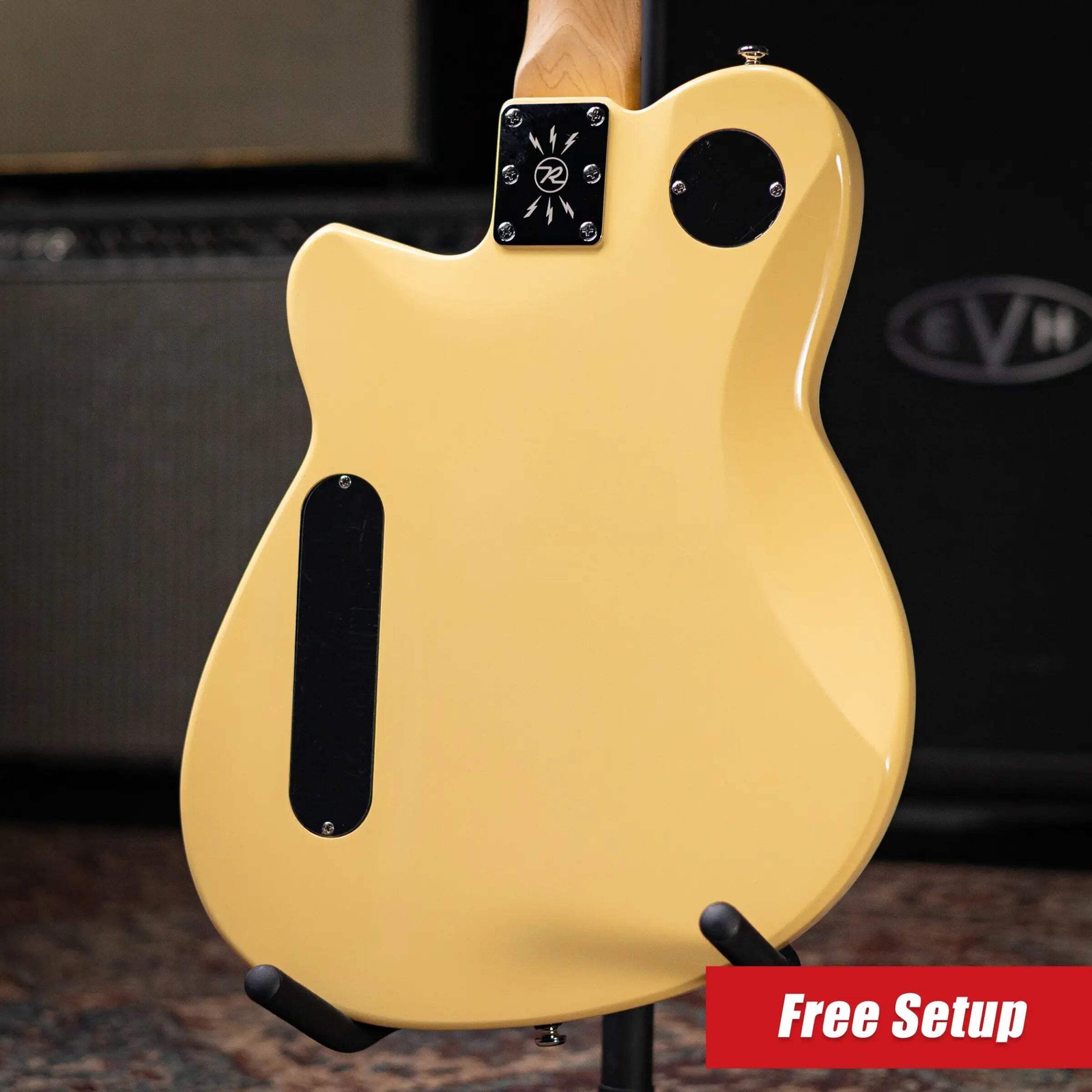 Reverend Chris Freeman Signature Electric Guitar – Powder Yellow
