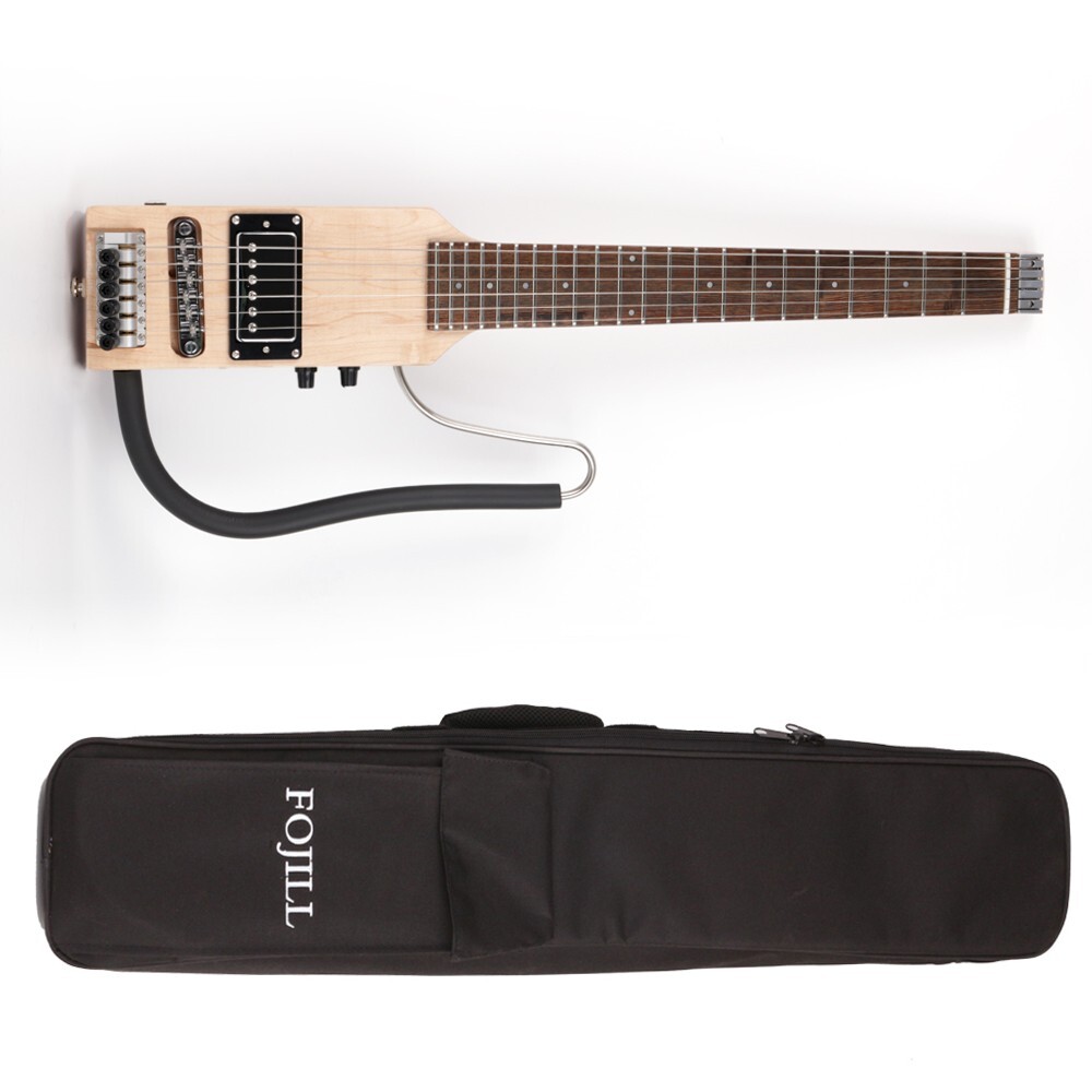 Ultra Short Scale headless portable electric silent travel guitar