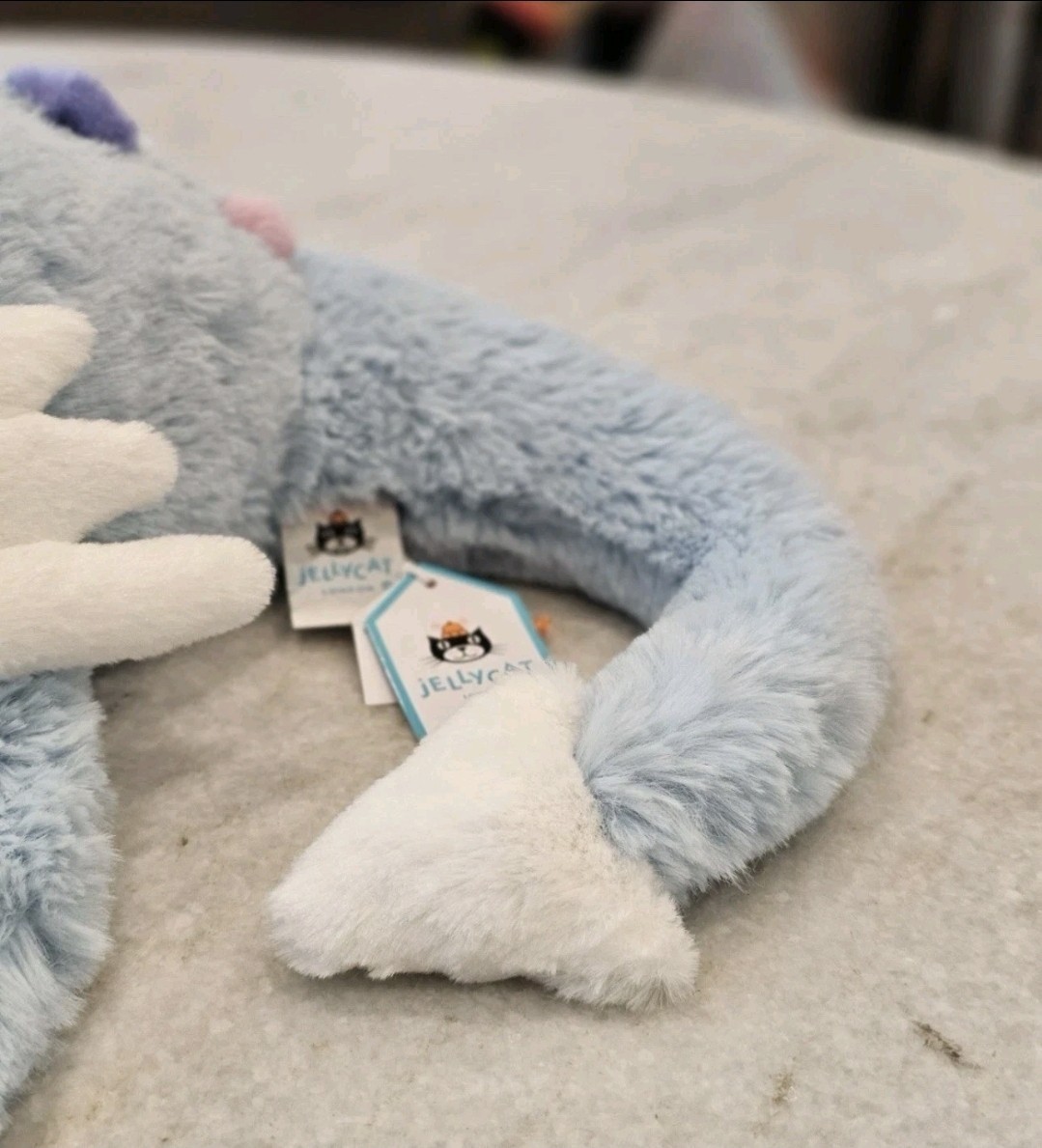 AUTHENTIC Jellycat Large Sky Dragon NWT W/ Dustbag Plush Toy US 2 Day Shipping