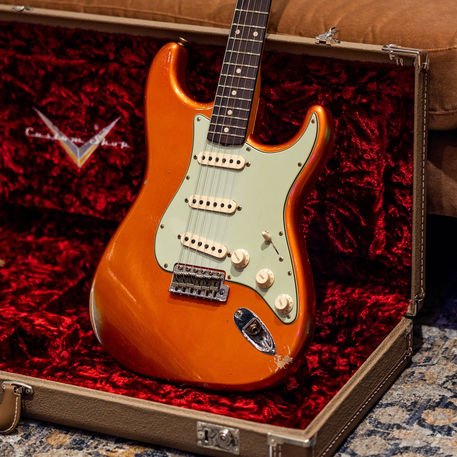 Fender Custom Shop Limited Edition 1960 Stratocaster Relic – Candy Tangerine