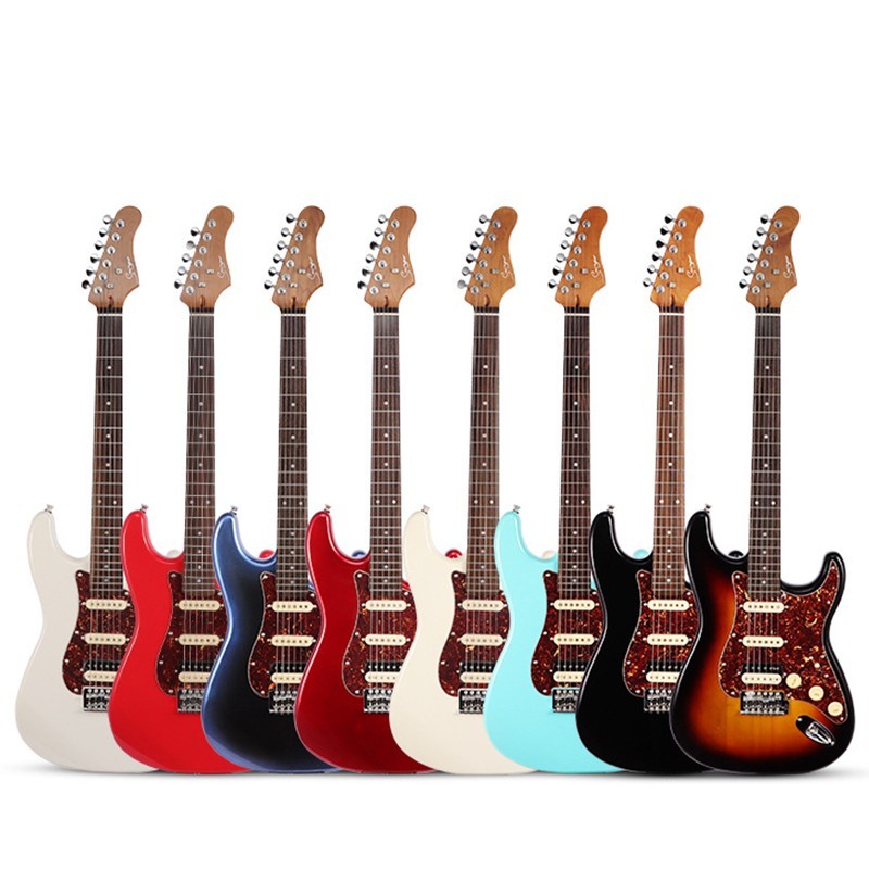 Electric Guitar with Poplar Body Rosewood Fretboard Roasted Maple Matte Neck