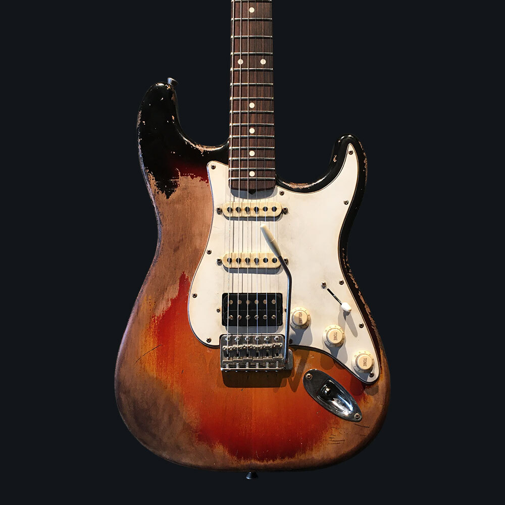 Franchin Mercury guitar 100% NITRO relic aged alder S-type *MADE TO ORDER