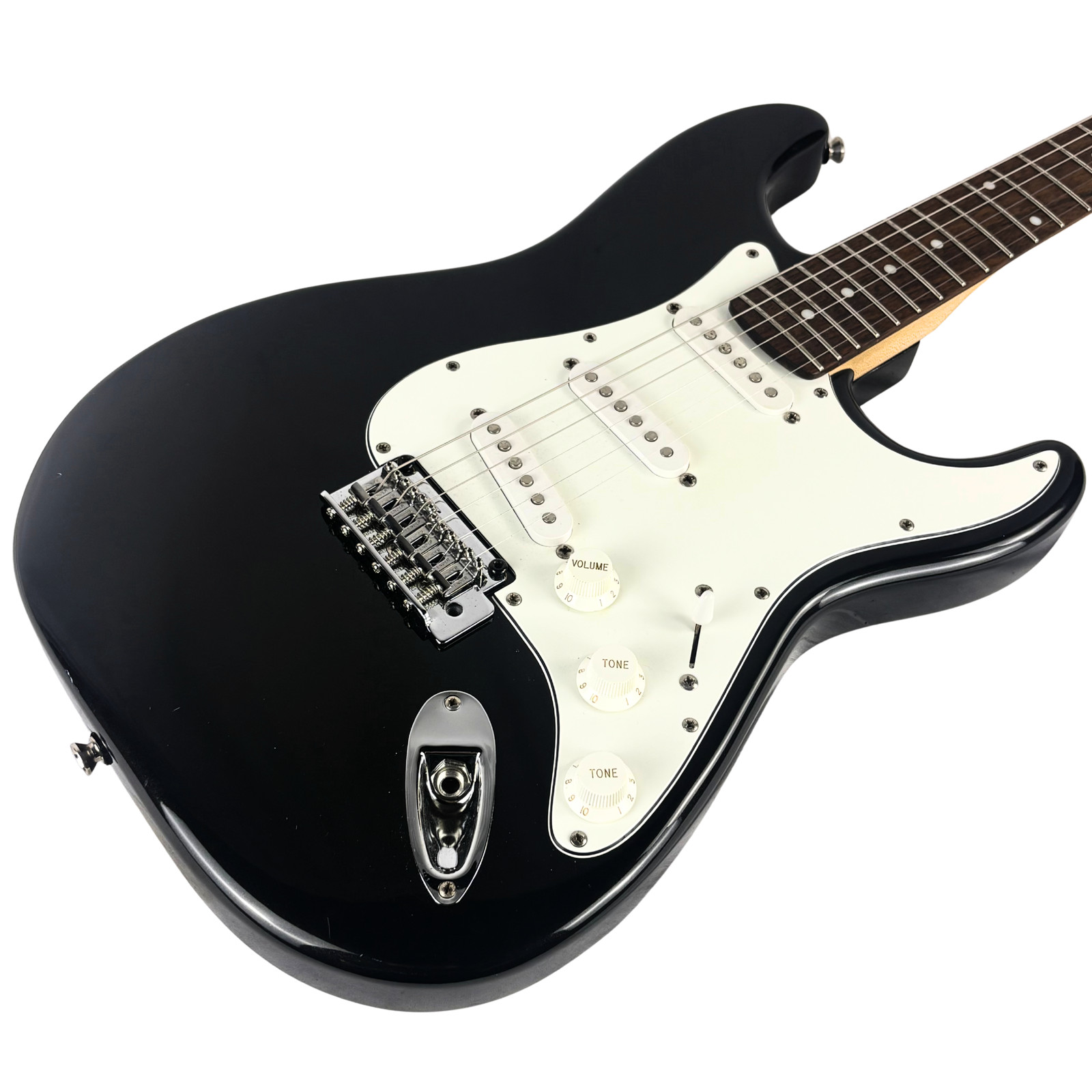 Squier by Fender Standard Stratocaster Black W/HSC (Used)
