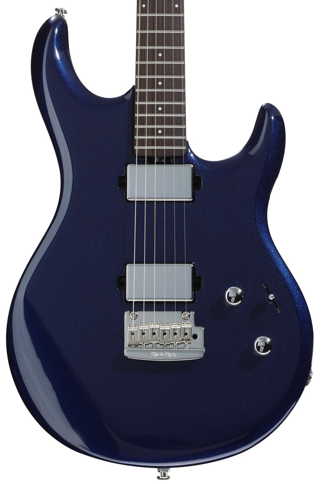 Ernie Ball Music Man Luke 4 HH Electric Guitar – Butane Blue with Rosewood