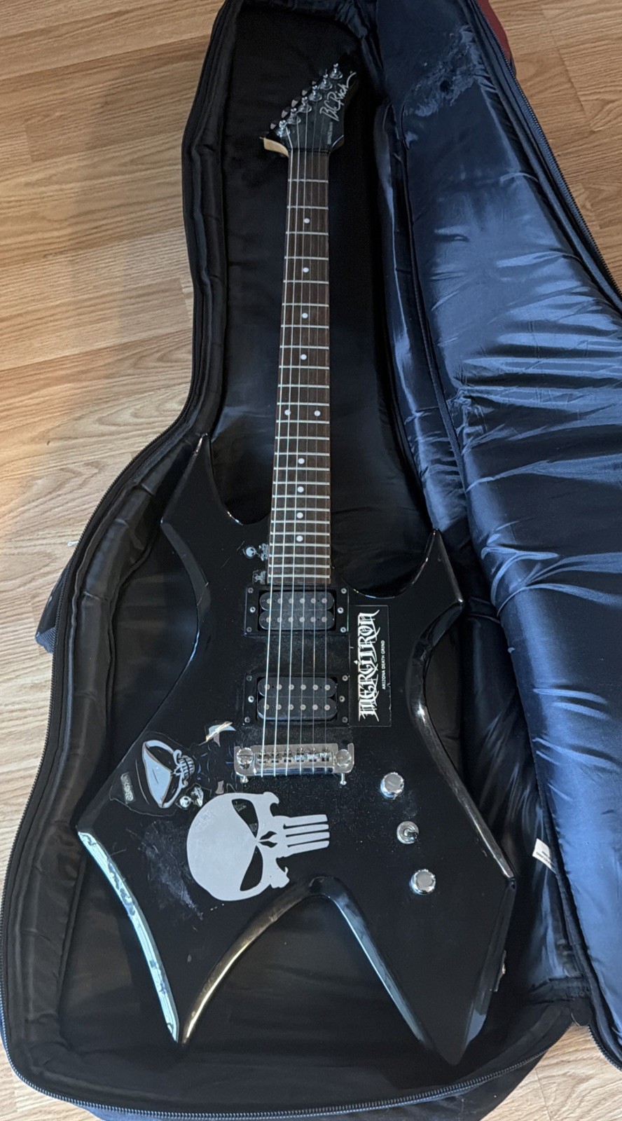 ✅BC Rich Warlock Bronze Series 6 String Electric Guitar Black Model WG – 5 T/ BK