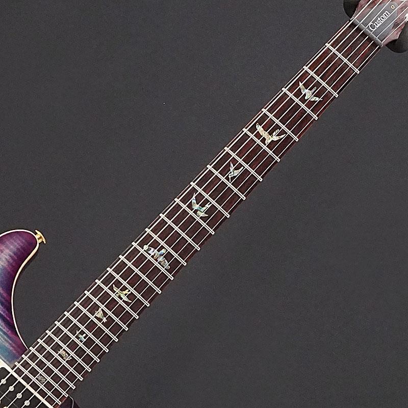 P.R.S. Wood Library Custom 24-08 10Top Rose Neck Aquableux Purple Burst