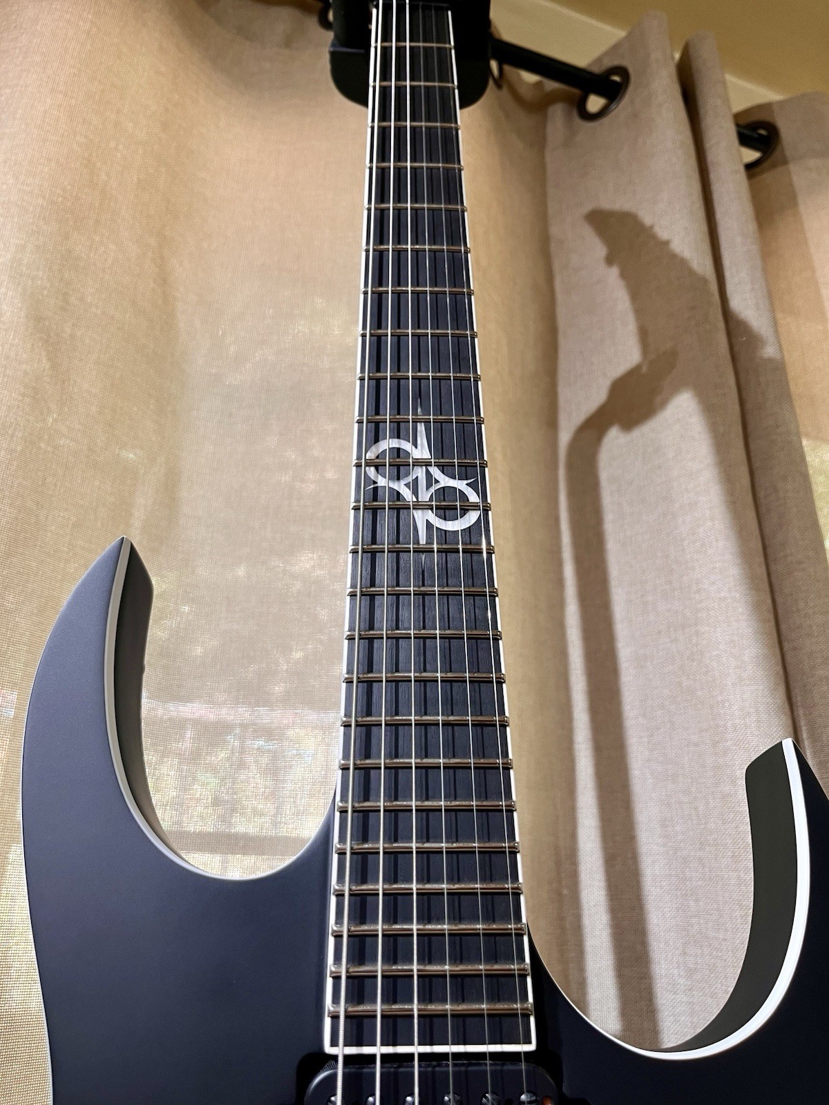 Solar S1.6C+ – Carbon Matte Black Electric Guitar – Evertune Bridge – With Case