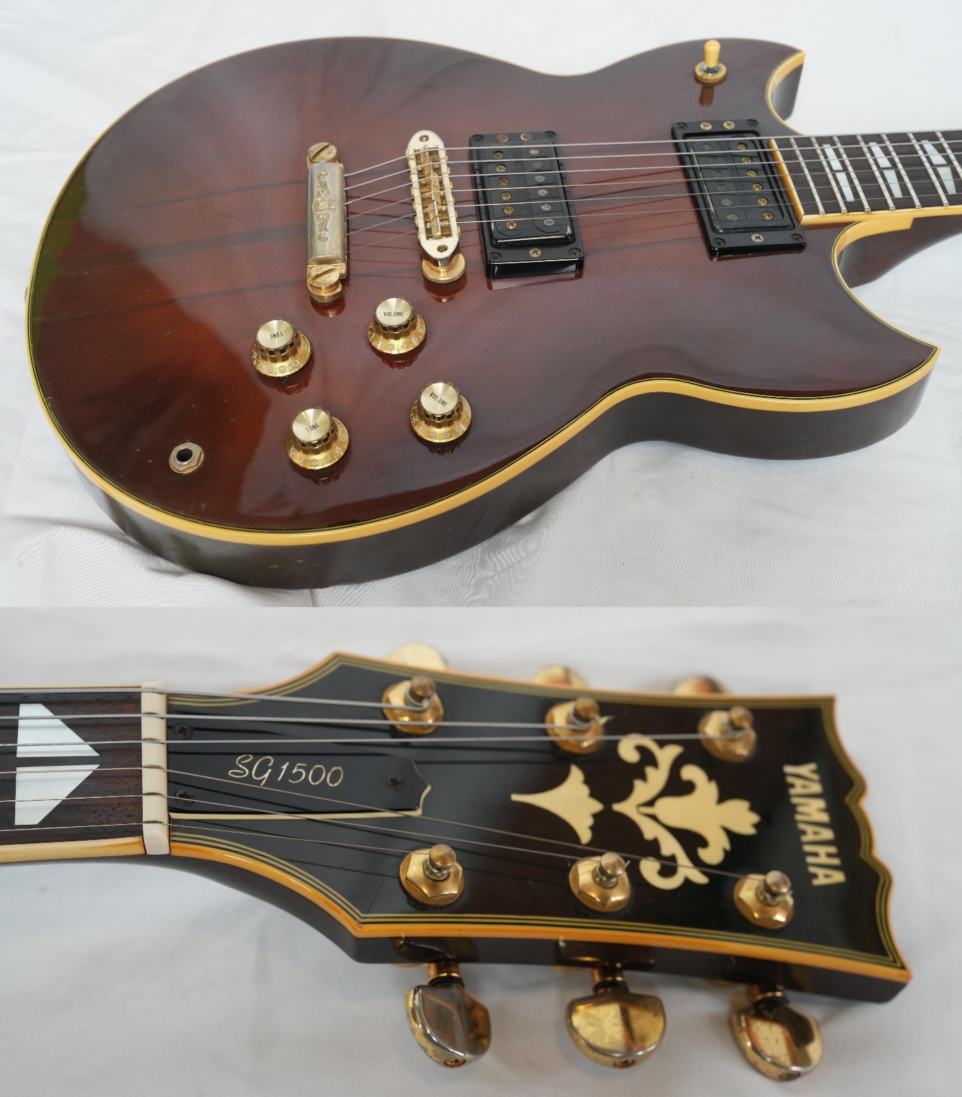 YAMAHA SG1500 Brown, 1980s mid-range model, made in Japan, vintage.