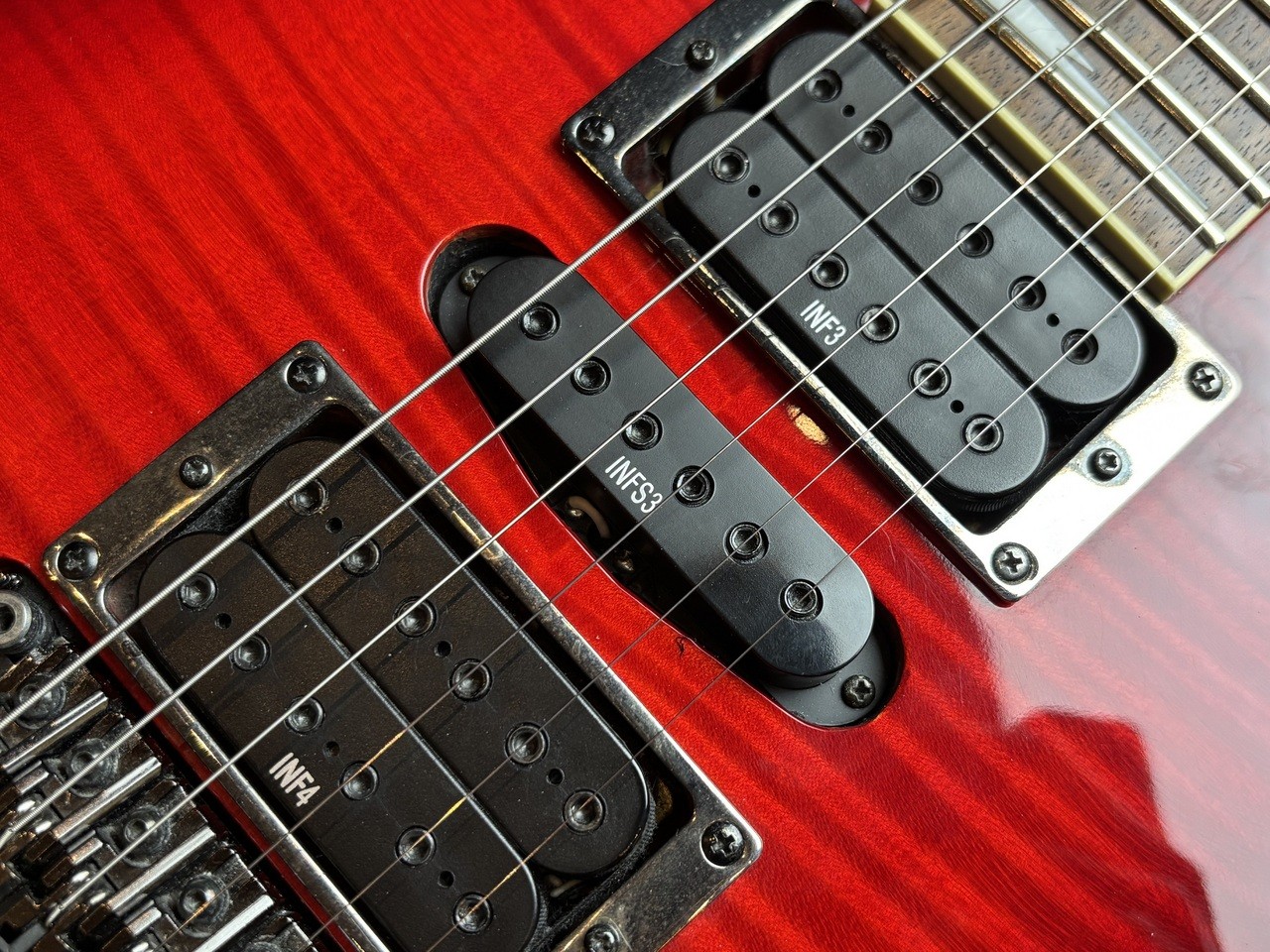 Ibanez RG470FM 3.60kg Electric Guitar W/Gig Bag Tremolo Arm Used Product
