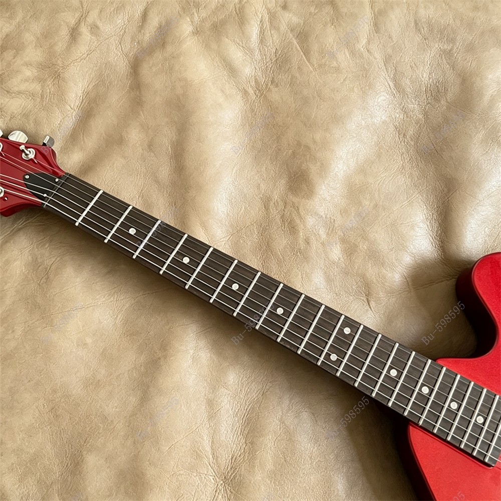 Semi-Hollow Electric Guitar May Queen Stainless Fret Bigsby Bridge Fast Shipping