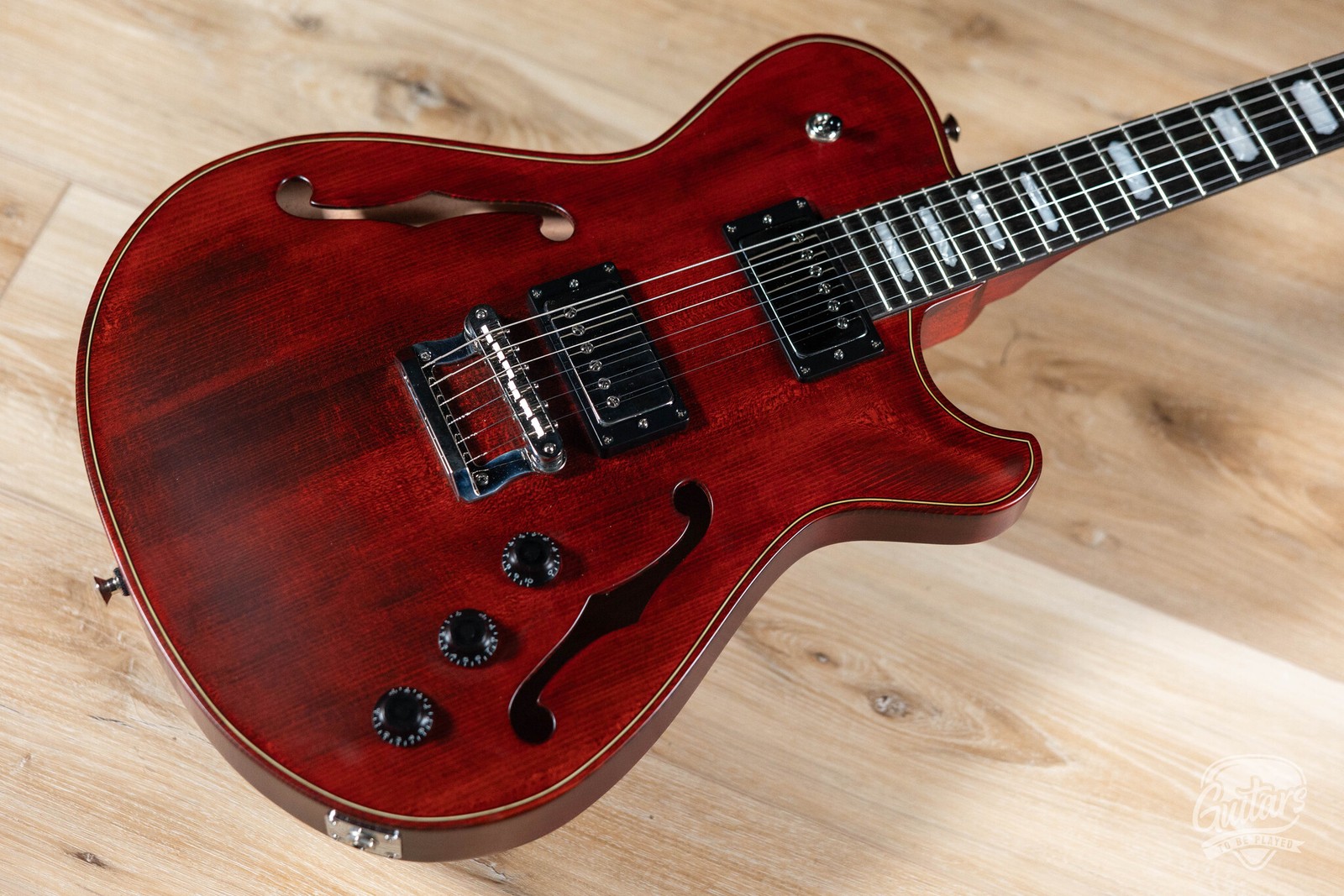 Knaggs Chena Spruce Top Hollowbody Guitar – Old Red Violin