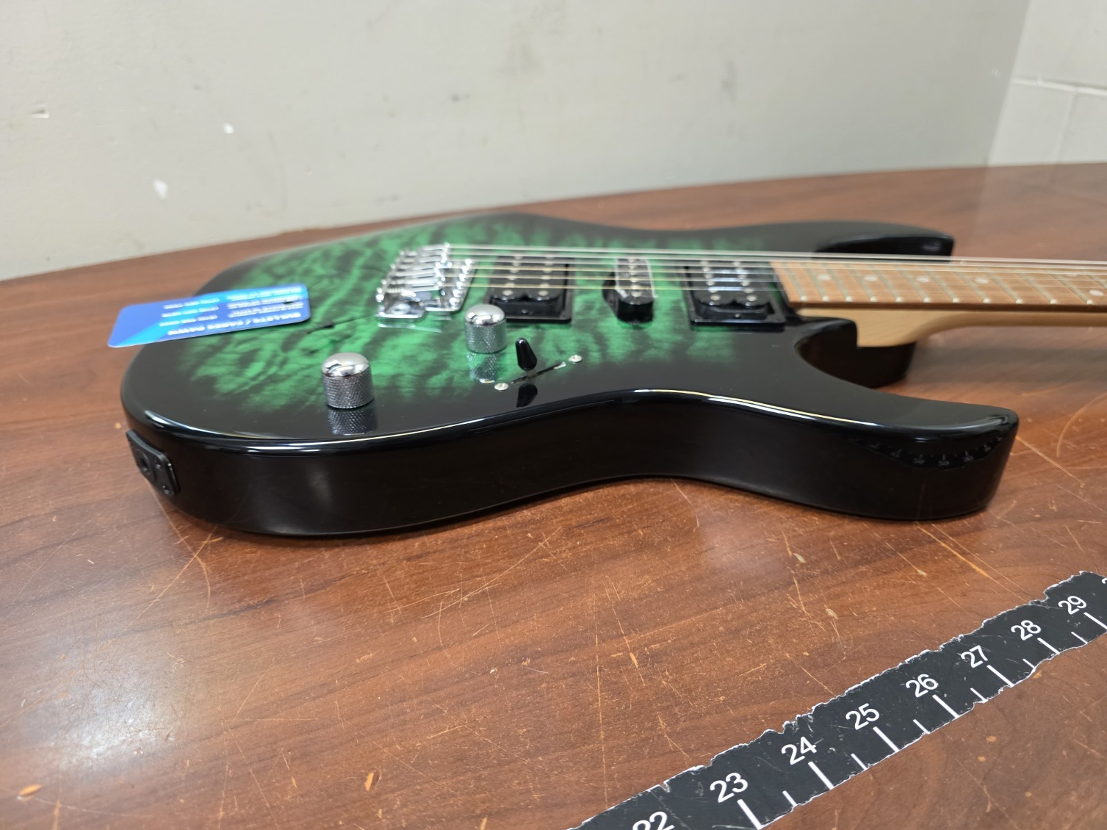 Ibanez GRX70QA GIO RX Series Electric Guitar Transparent Green Burst
