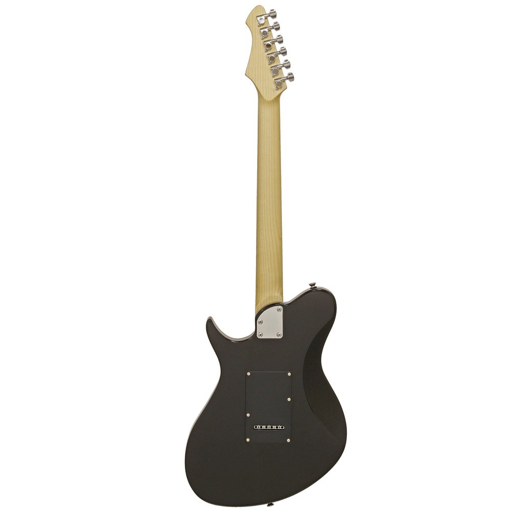 Aria Pro II J Series Poplar Solid Body Electric Guitar Black JET-1-BK