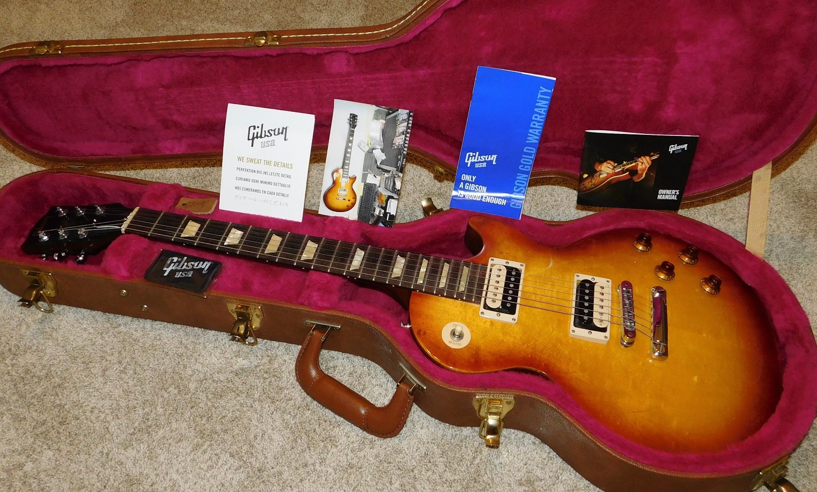 Gibson Les Paul Studio Deluxe III Electric Guitar 2015 Honey Burst