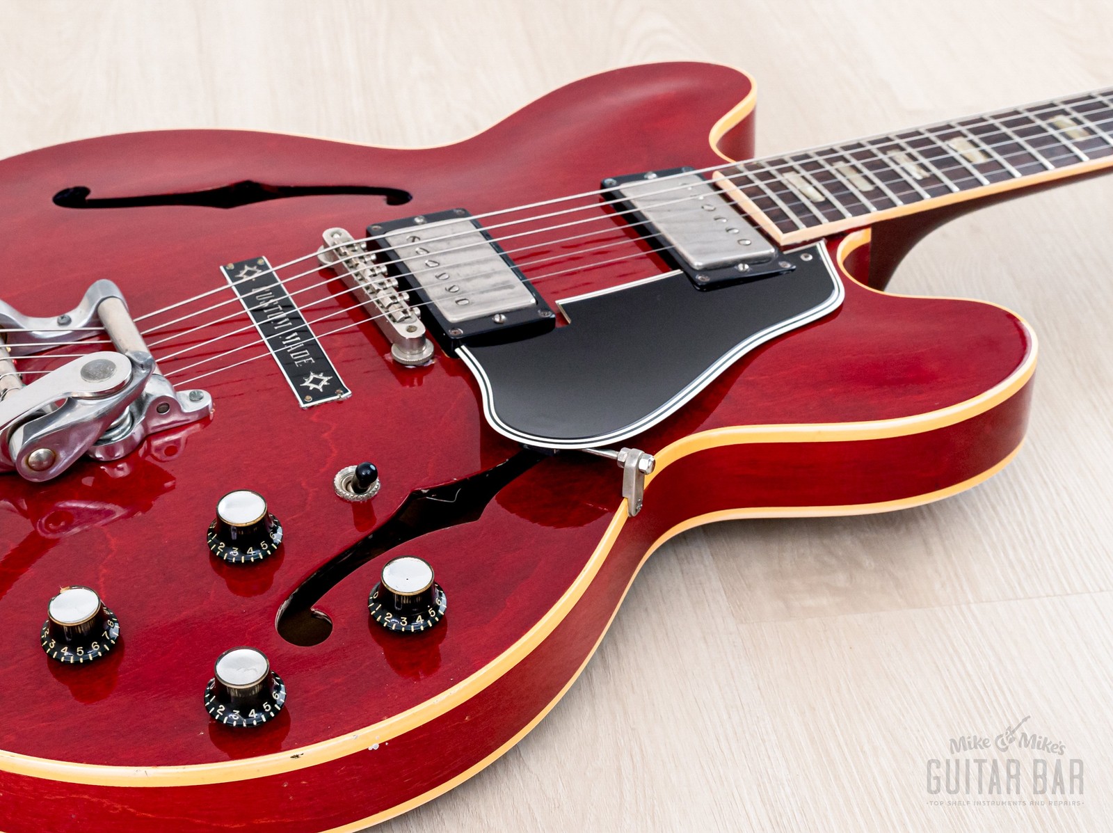 1962 Gibson ES-335 TDC Vintage Semi-Hollow Guitar w/ Bigsby, Pat # Pickups, Case