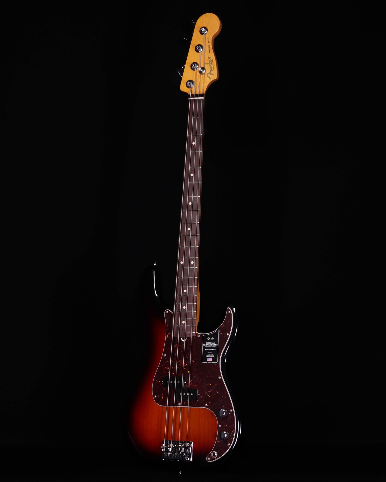 Fender American Professional II Precision Bass, Rosewood FB, 3-Color Sunburst