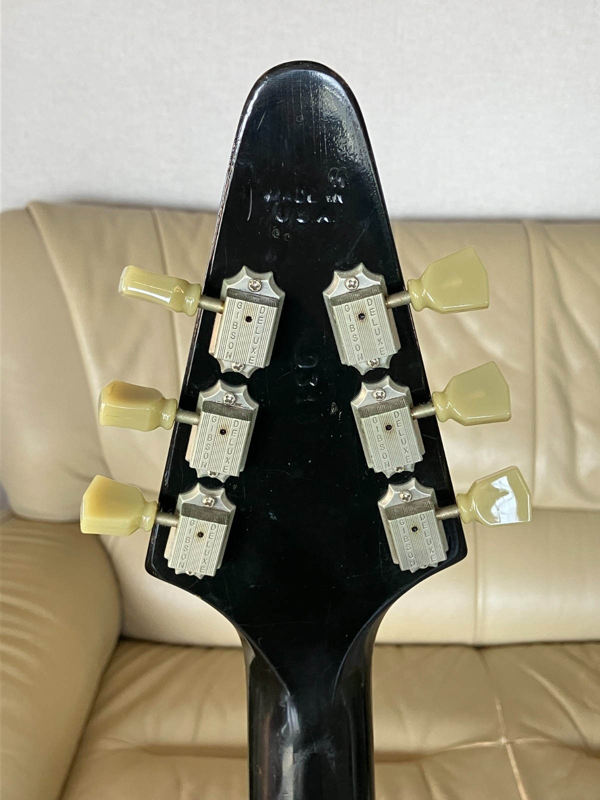 1996 Gibson Flying V Ebony Black with original hard case Used electric guitar