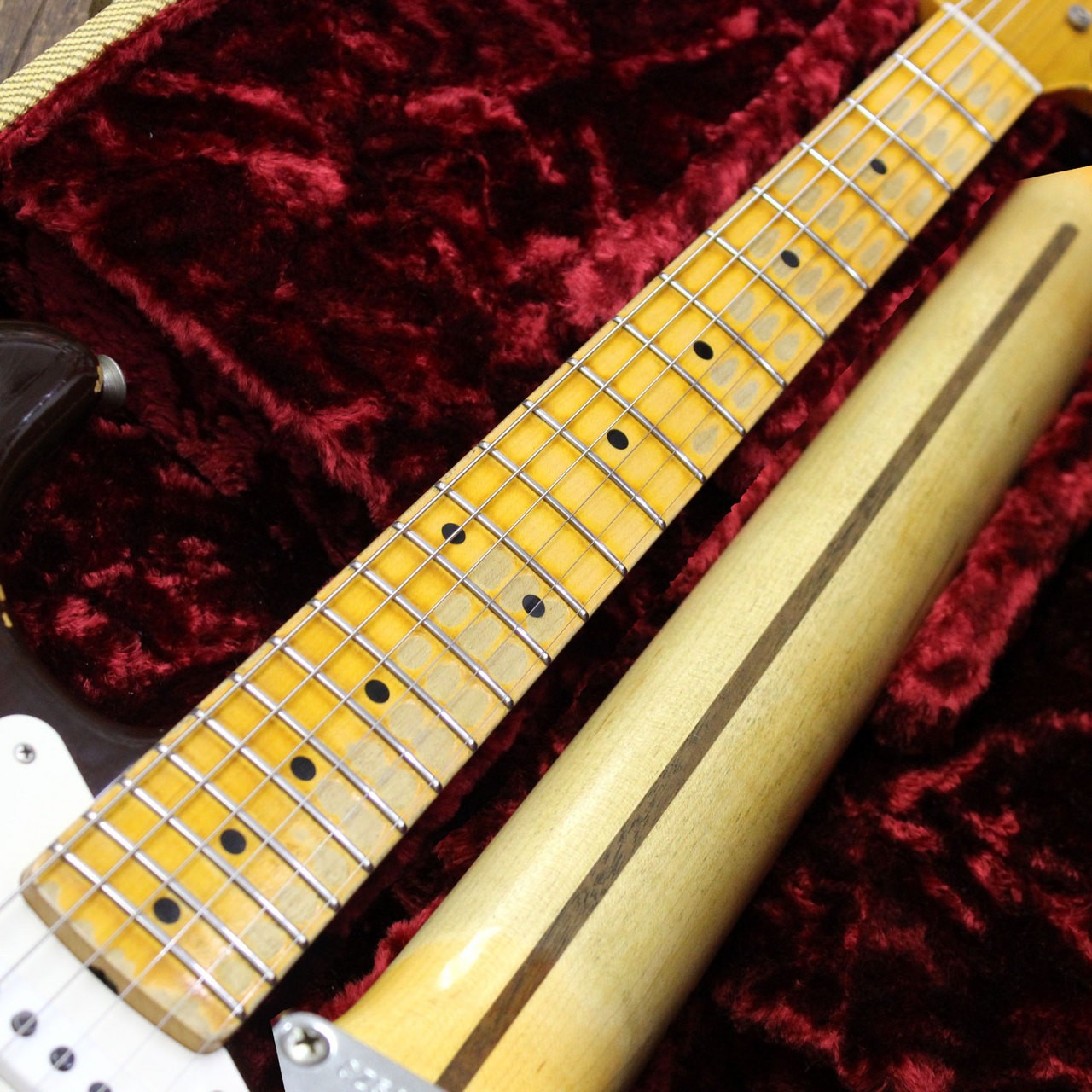 Fender Custom Shop 1955 Stratocaster Heavy Relic Wide Fade Chocolate 2TSB 2018
