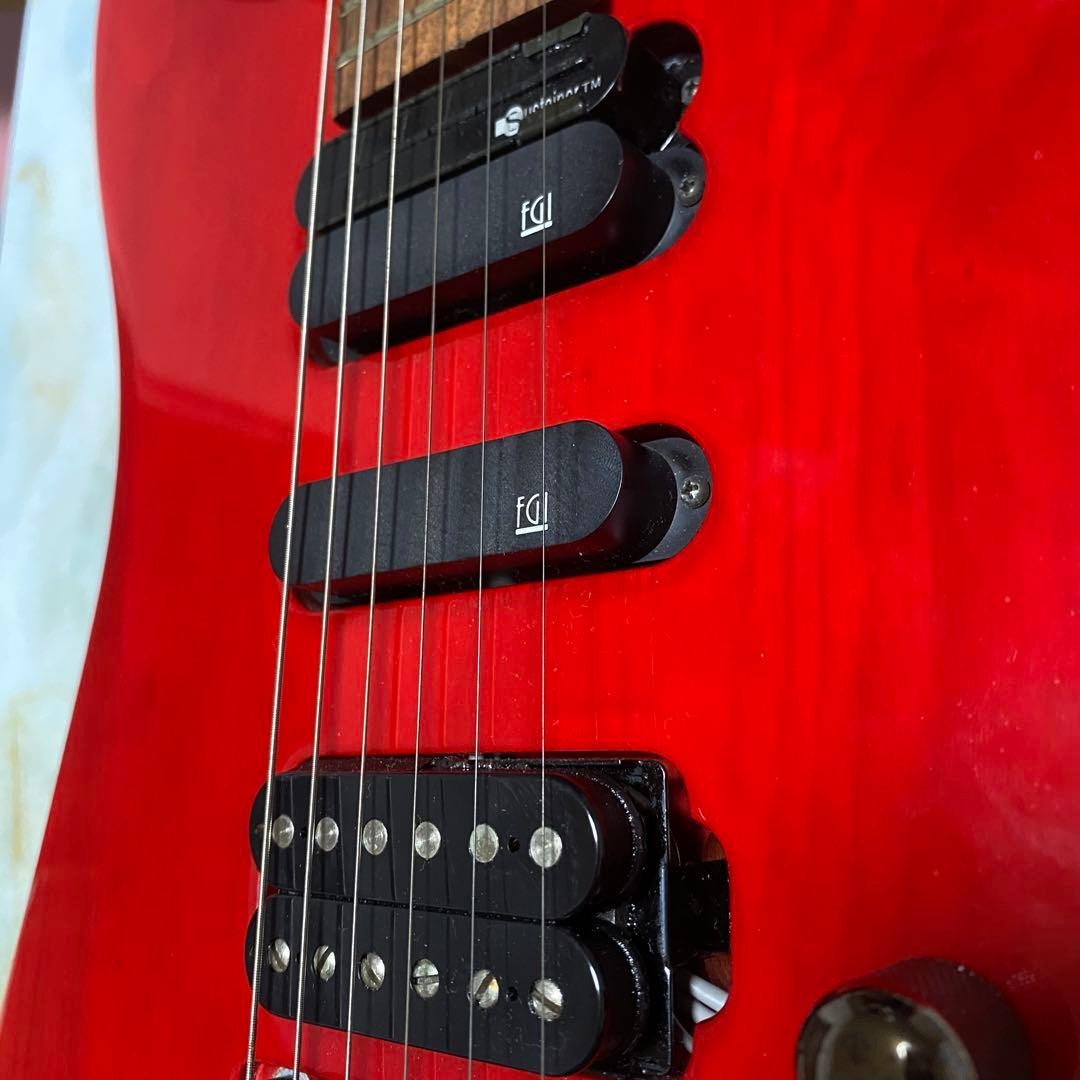 FERNANDES FR-85S GOTOH peg equipped guitar with sustainer