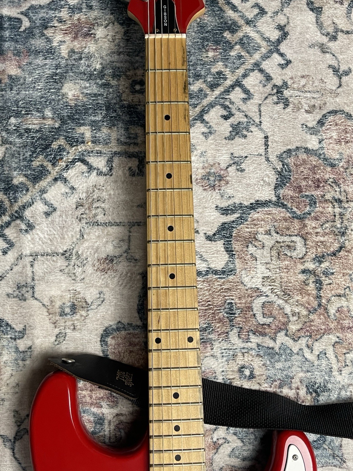 Vintage Epiphone Stratocaster S-series Apple Red White