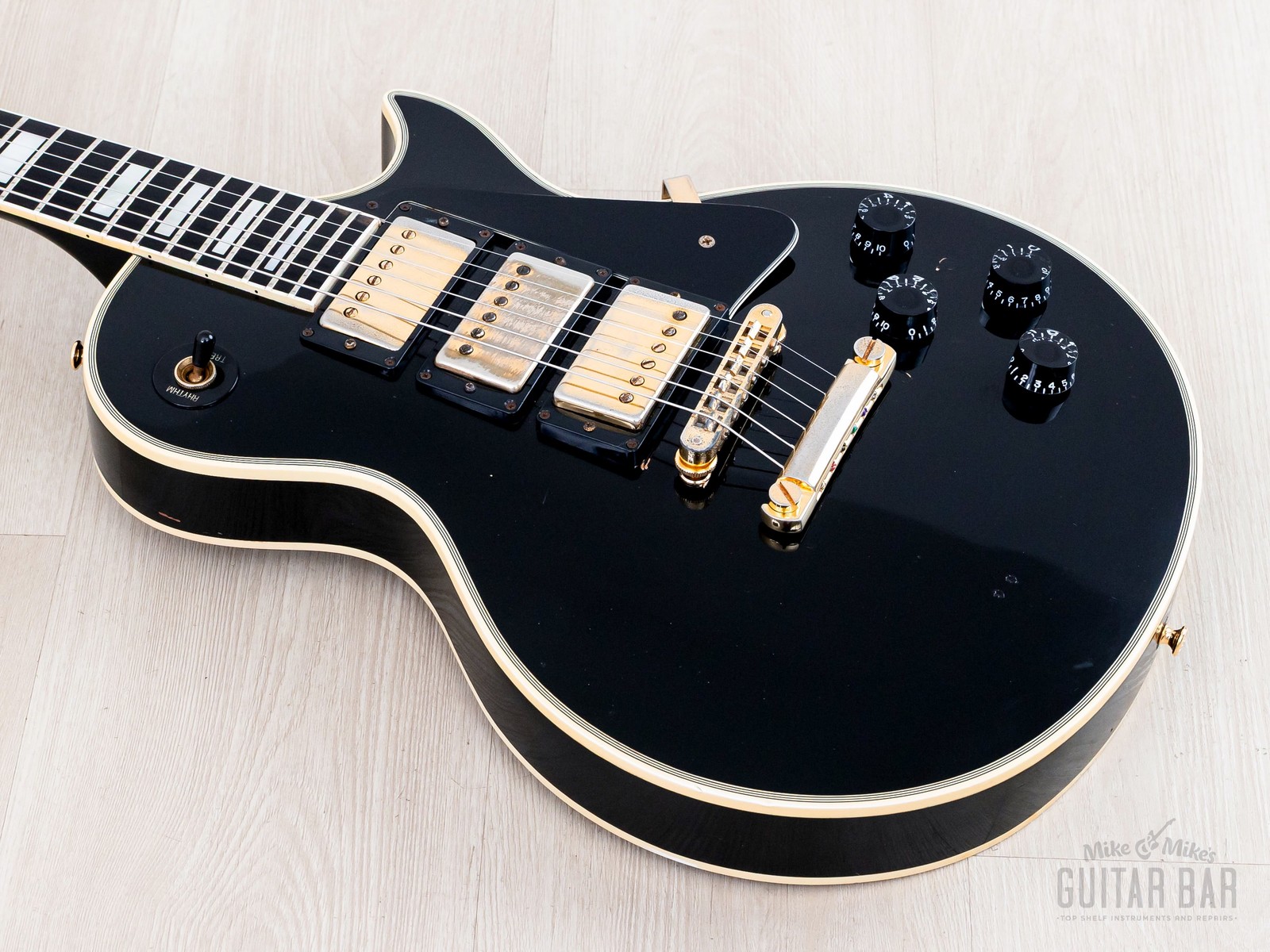 1981 Gibson Les Paul Custom Black Beauty 3 Pickup w/ Tim Shaw & T Tops, Case