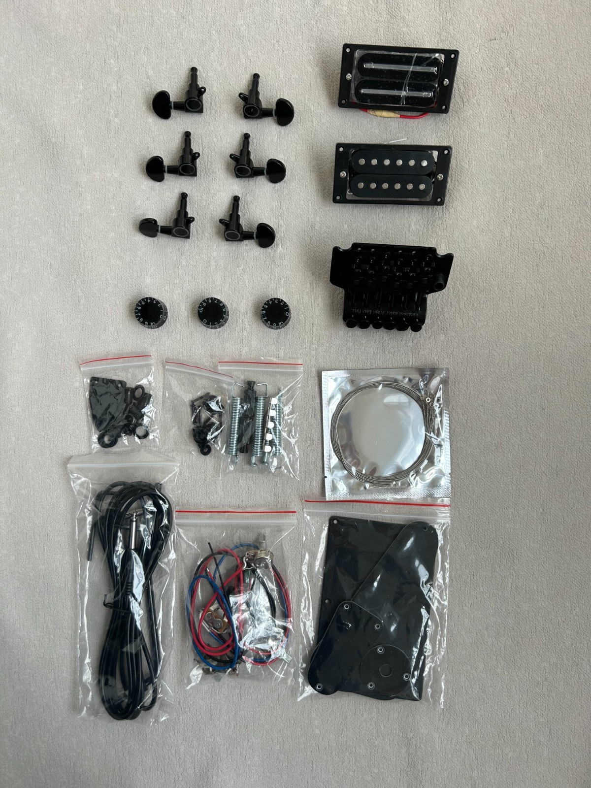 DIY Electric Guitar Kit Dimebag Stealth Style Mahogany Body Rosewood Fretboard