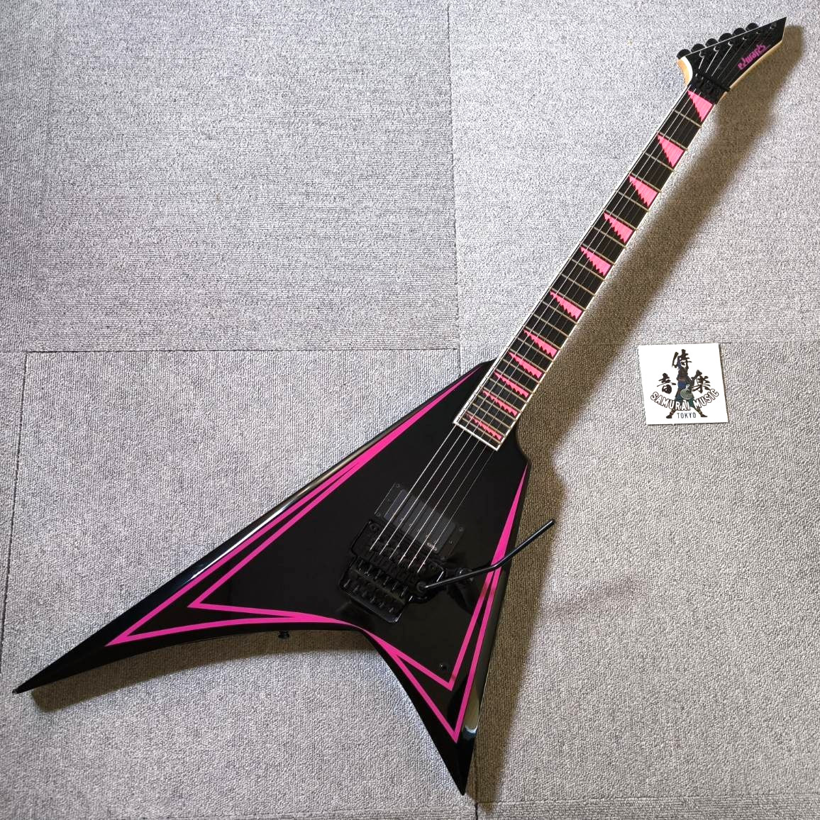 Edwards E-ALEXI PINK Black Alexi Laiho EMG HZ-FH2 + MM-04 Switch From Japan
