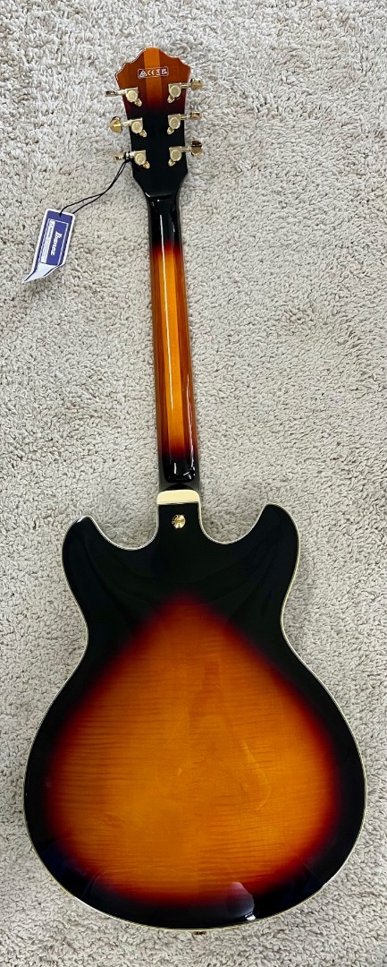 Ibanez AS Artstar AS113 Hollow-Body Electric Guitar, Brown Sunburst 8lbs 5.34oz
