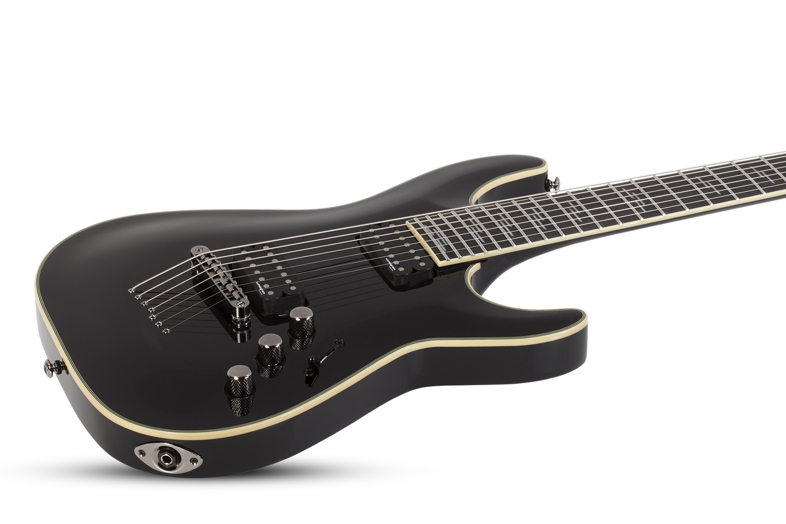 Schecter 2564 C-7 Blackjack Black Gloss Electric Guitar