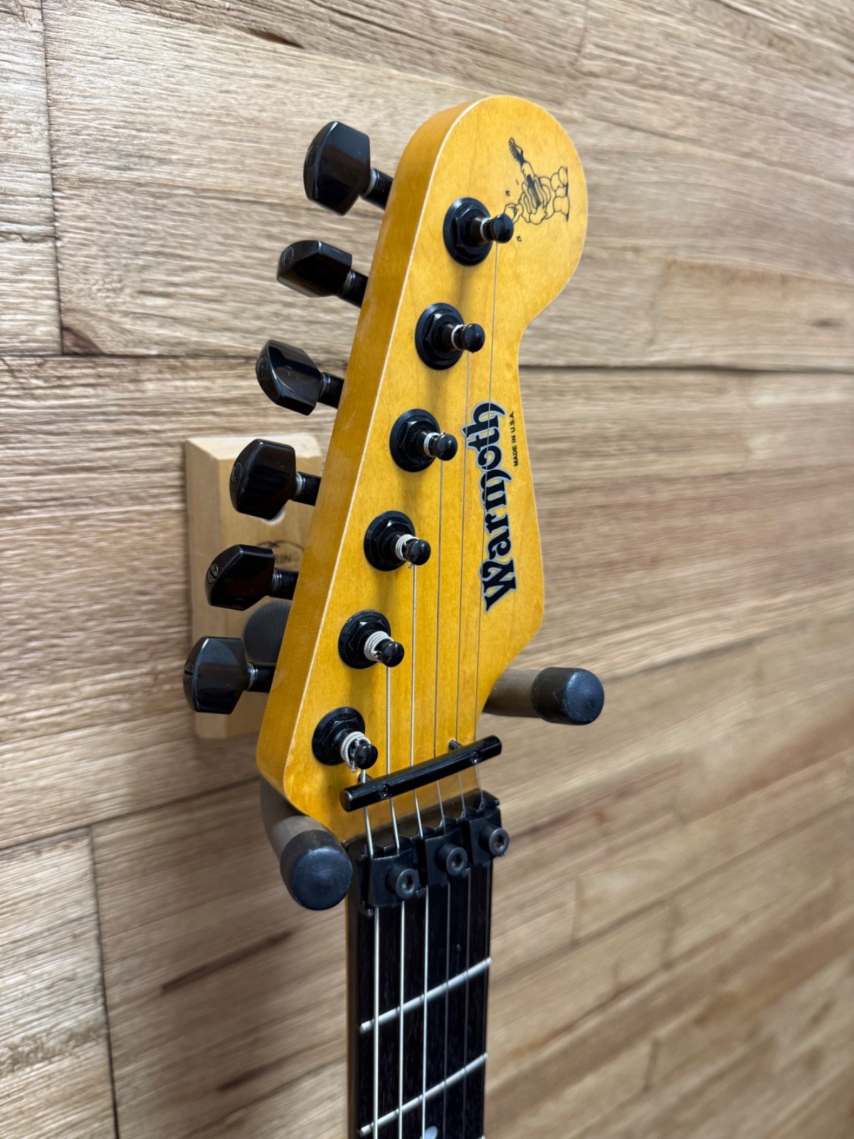 Warmoth Parts Strat Style Walnut HSH Guitar 1990’s Floyd Rose SD pickups w/HC