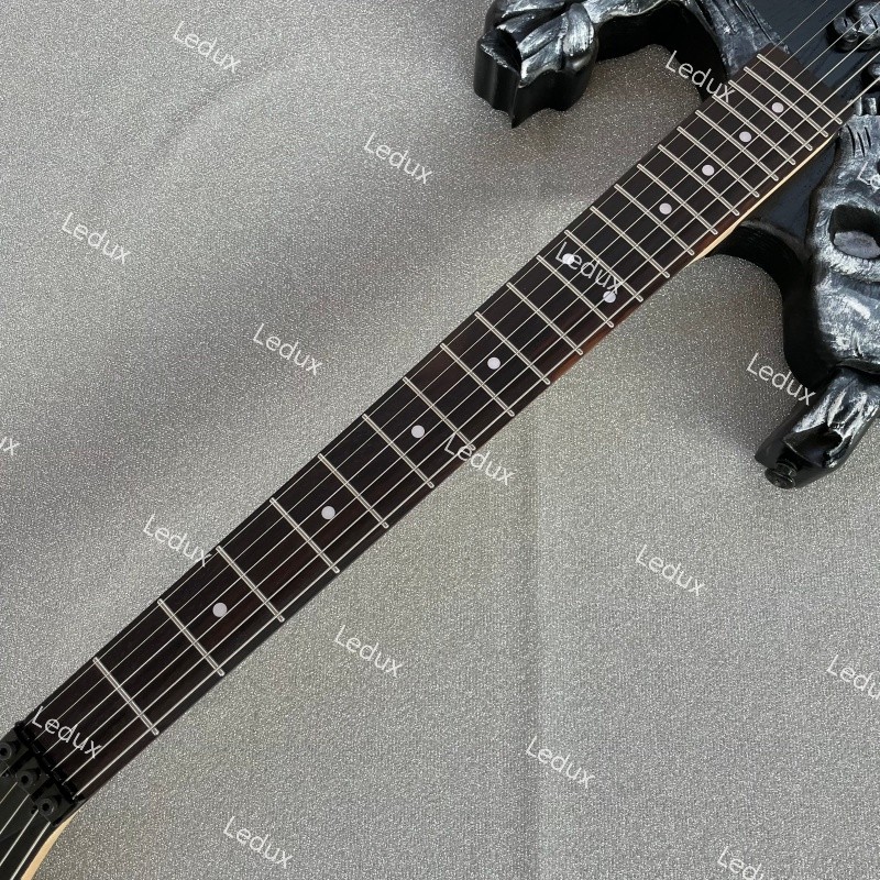 Ledux Solid Electric Guitar Stainless Rounded Fret Edge FR Bridge Fast shipping