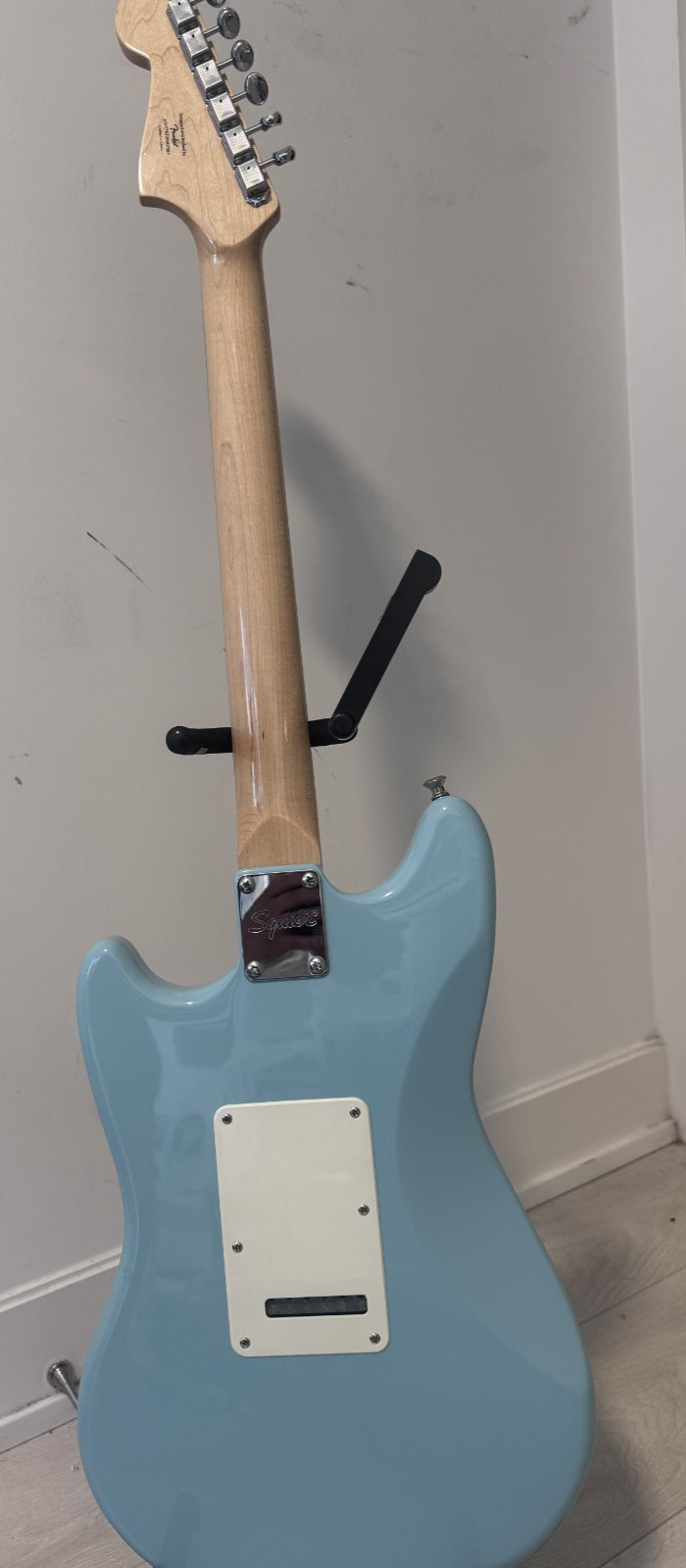 Rare & Discontinued Squier Cyclone – Sonic/Light Blue (Short Scale)