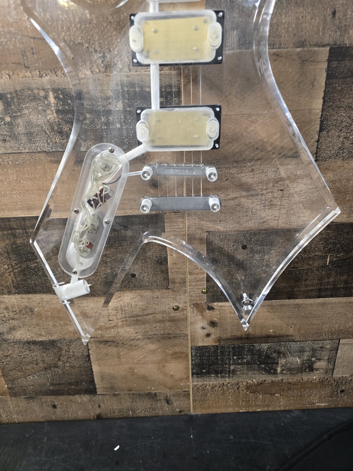 BC Rich Warlock Clear Acrylic #1