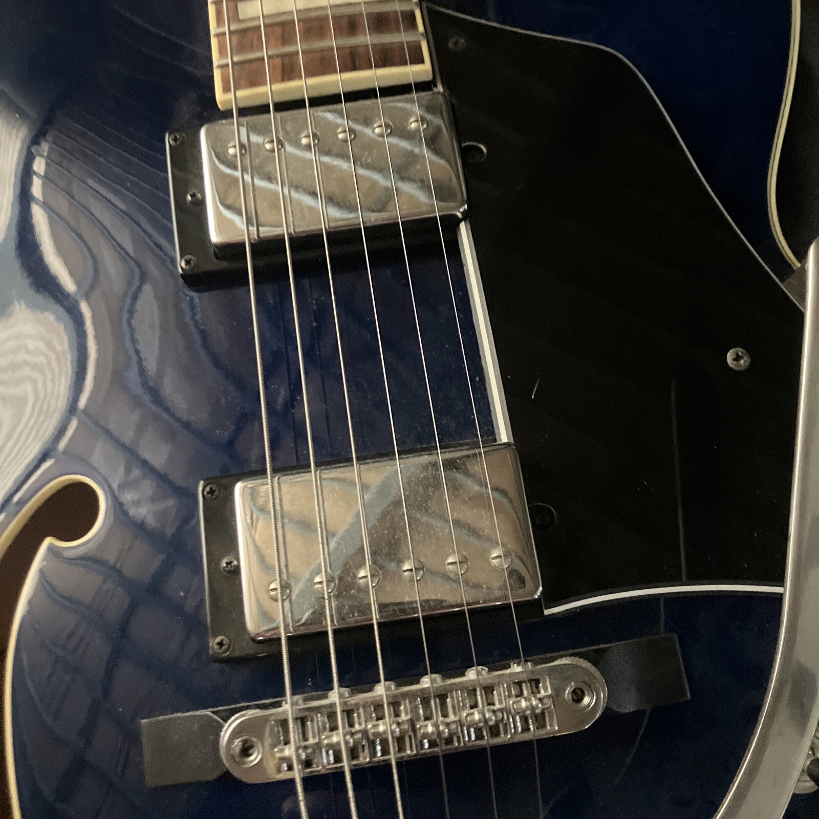 Ibanez Artcore AFS75T Hollowbody Blue With Breedlove Case Mint Condition