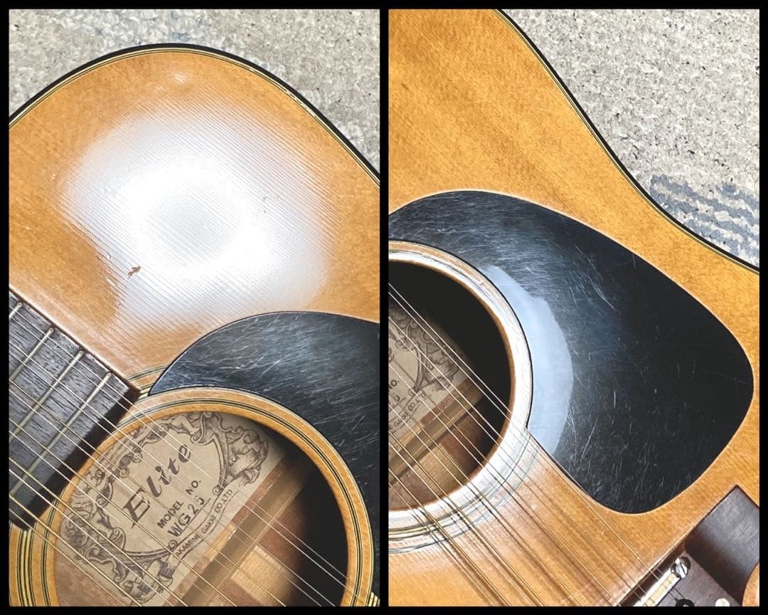Takamine Elite WG25 12 String Acoustic Guitar Japan Vintage Rare
