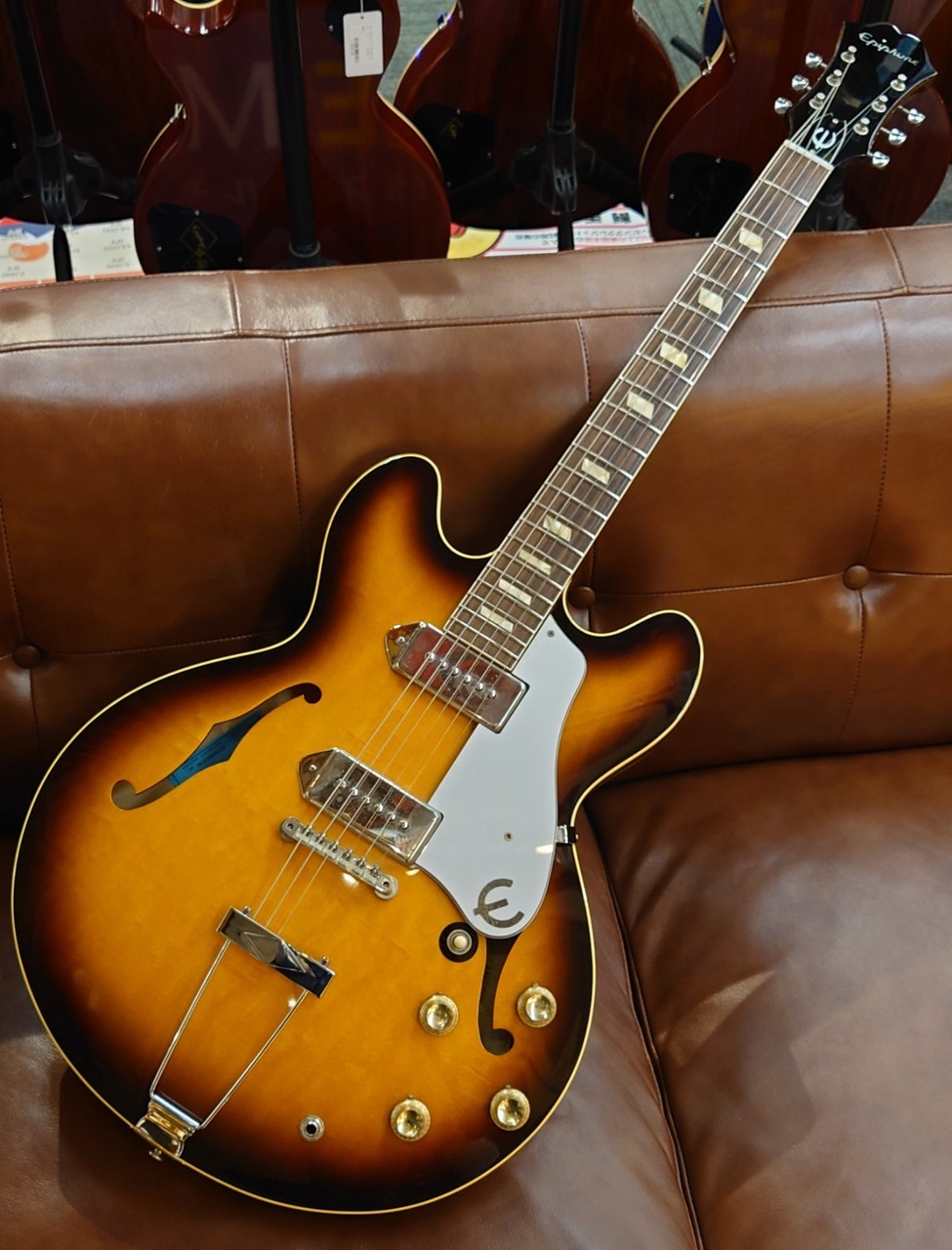 Epiphone John Lennon 1965 Casino Sunburst Electric Guitar Used 2000s