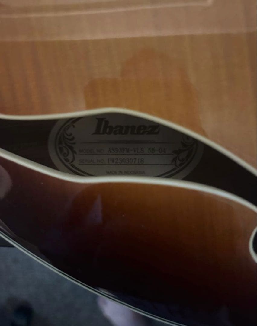 Ibanez Electric Guitar As93Fm Vls