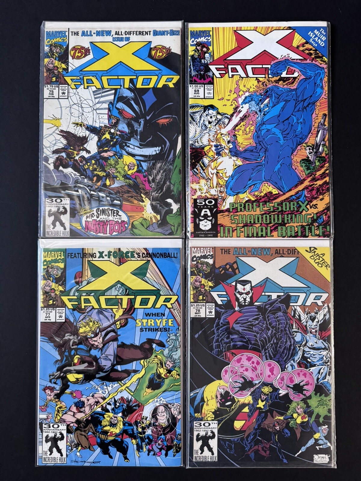 X-Factor #1-111 | Lot of 30 | 1st Apocalypse | 1986-1995 Marvel Comics