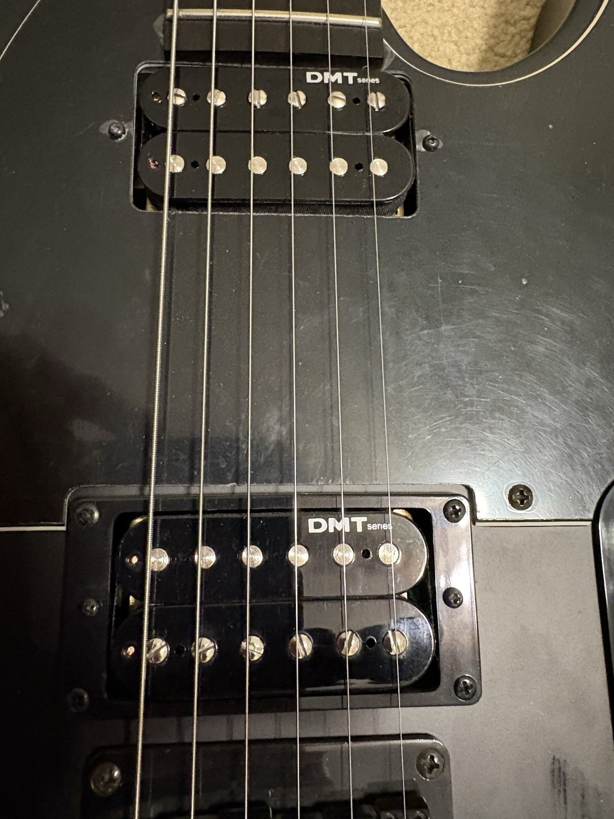 Dean 6 String NashVegas Series Hum Hum Electric Guitar – Black Satin
