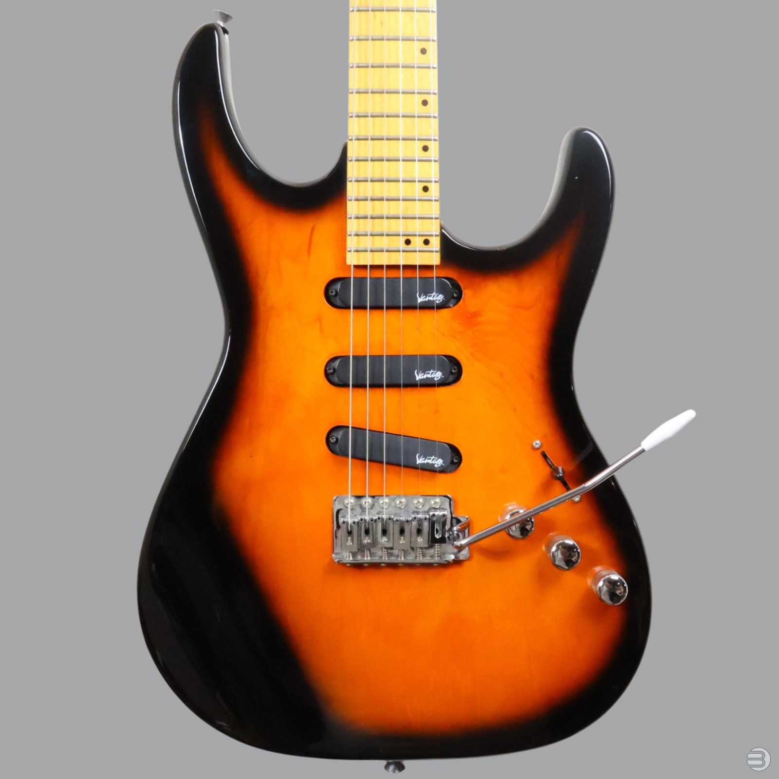 Vantage 113T Electric Guitar – Made in Korea c. 1985 – Sunburst