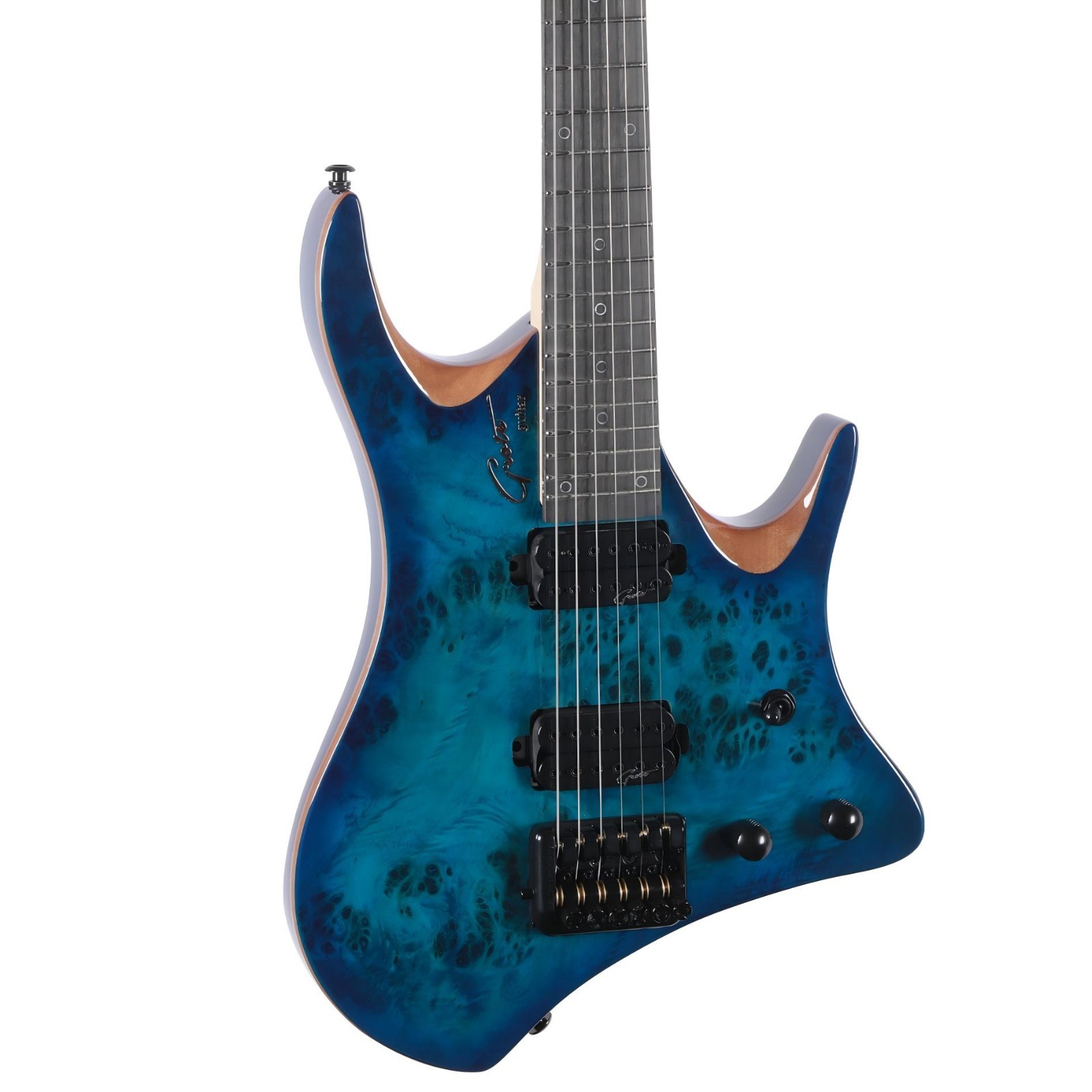 Grote Headless Electric Guitar Lightweight Model (includes gig bag) (Blue)