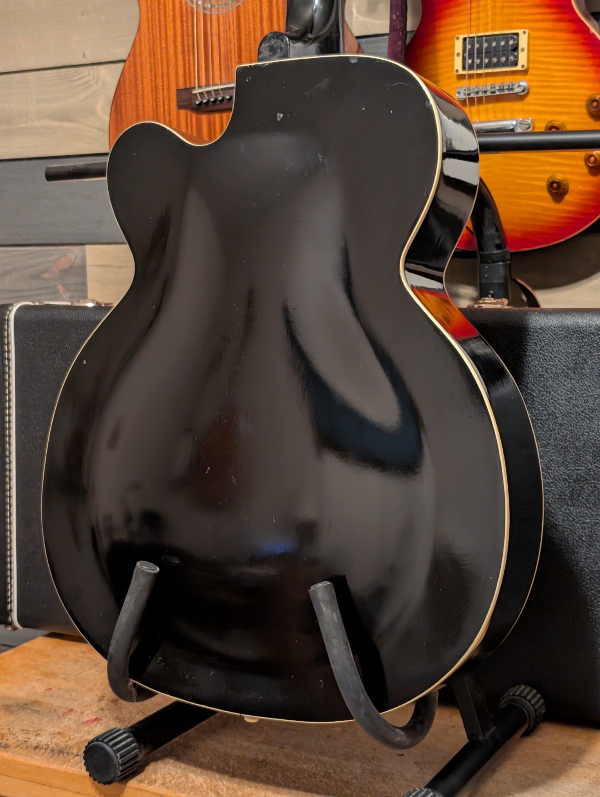 Kay Jumbo Archtop Hot Rod Electric Guitar Conversion Vintage 1940s Plays Exc+++