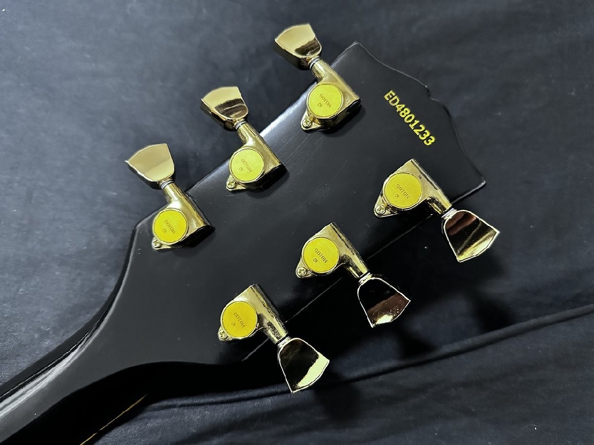 EDWARDS E-SA-CTM Black Electric Guitar Used From Japan
