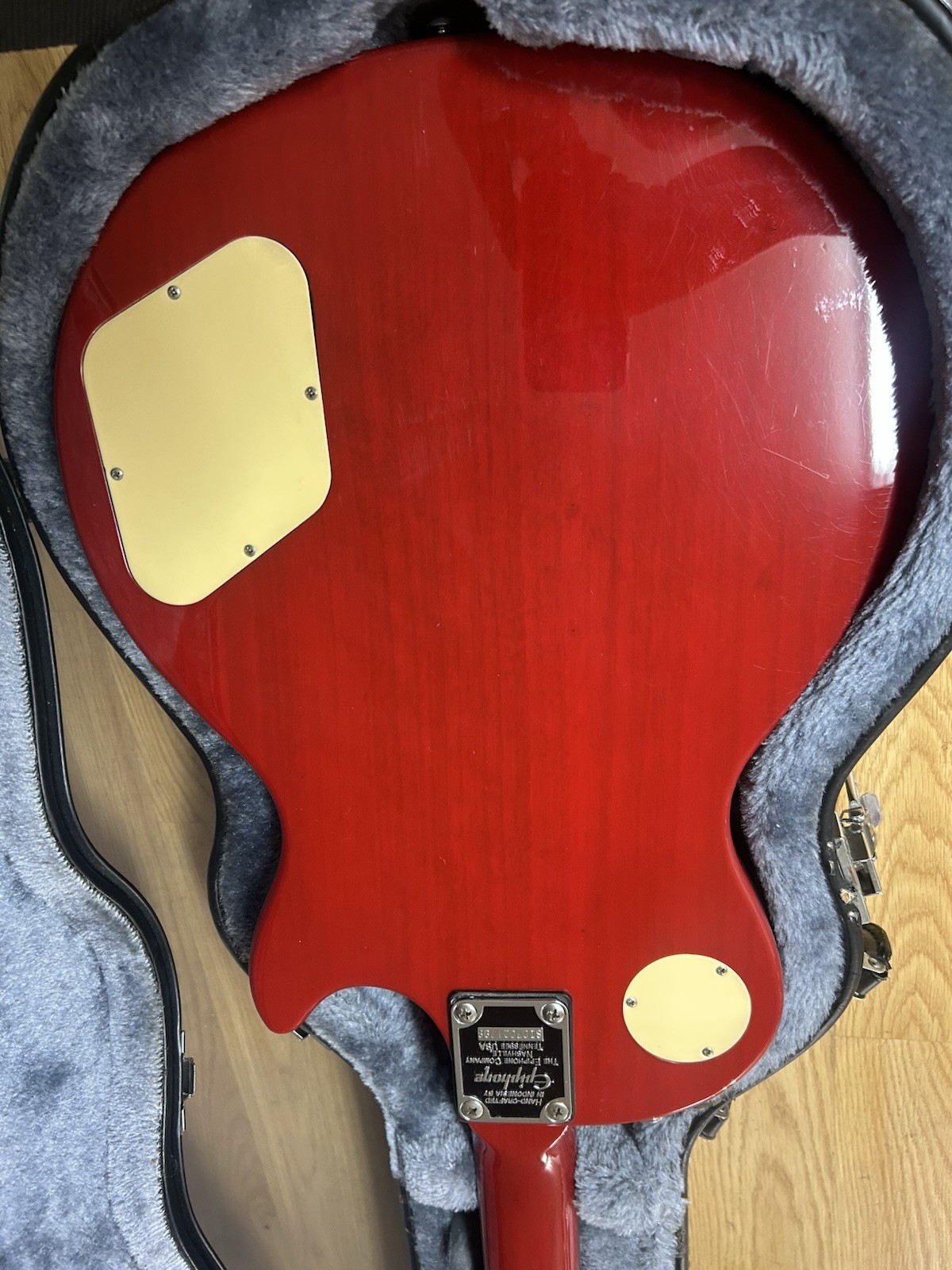 Epiphone Les Paul 100 Left Handed Heritage Cherry Sunburst Elec Guitar W/ Case
