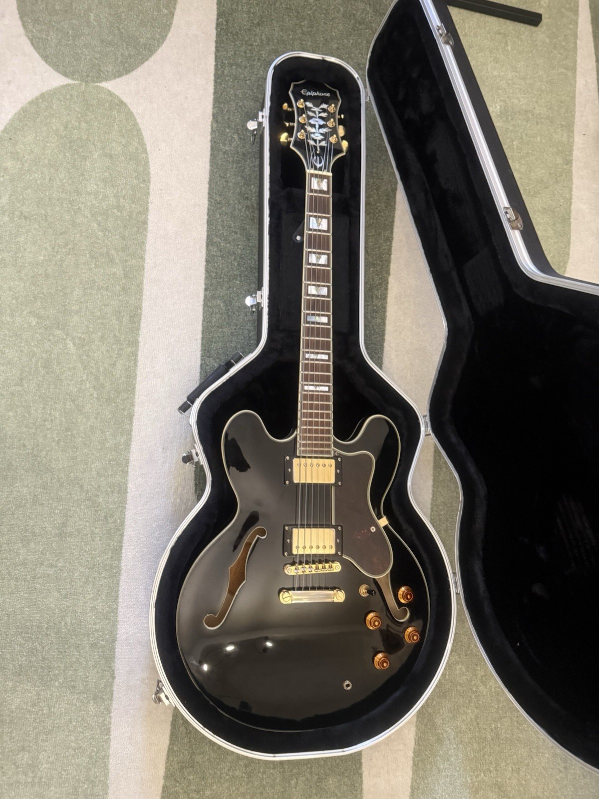 Listing Title 1999 Epiphone Sheraton II – Made in Korea – Fender Employee Owned
