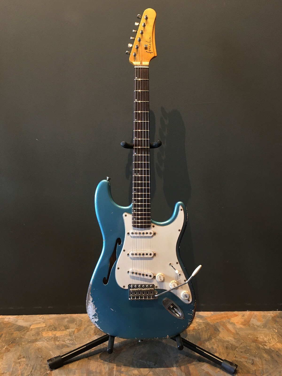 FRANCHIN Mercury F Guitar Relic Aged 100% Nitro S-type F-hole *MADE TO ORDER