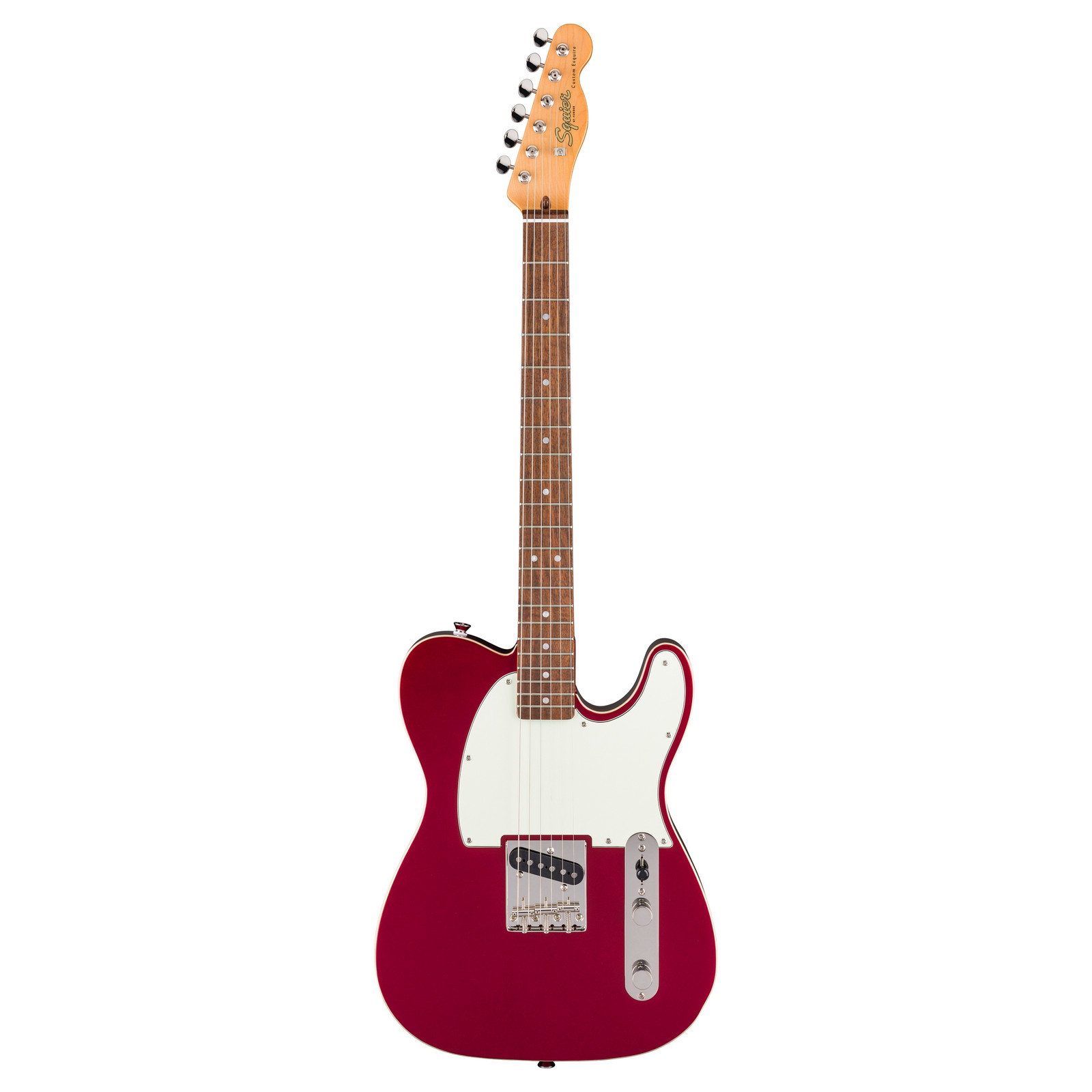 Used Squier Classic Vibe Custom Esquire – Candy Apple Red w/Indian Laurel FB